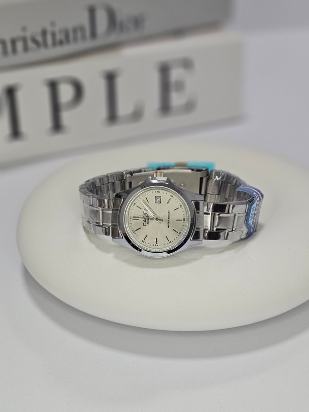 ساعت مچی زنانه کاسیو CASIO صفحه دودی