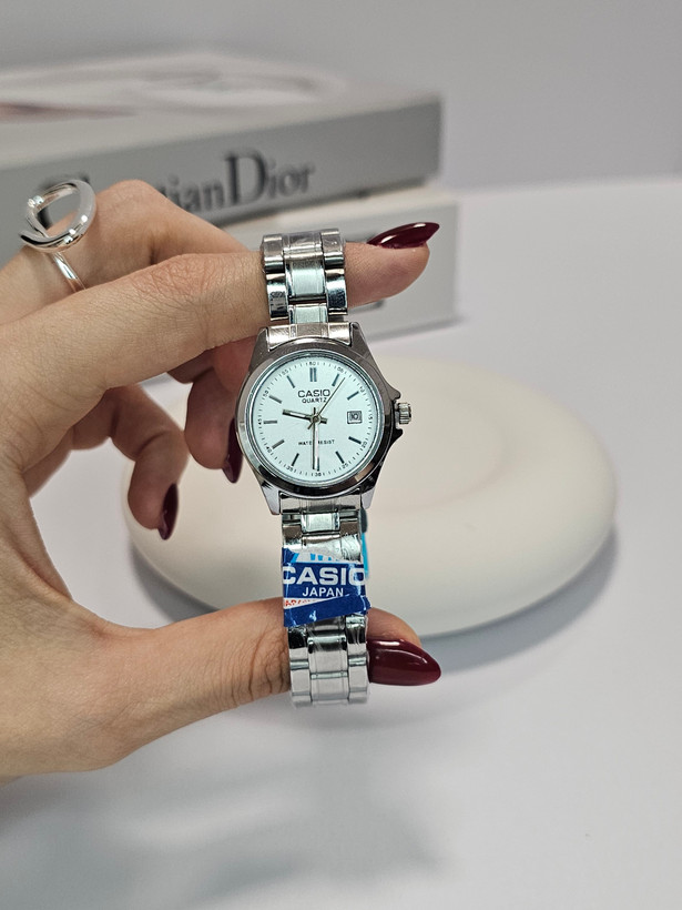 ست ساعت مچی مردانه و زنانه کاسیو CASIO صفحه سفید