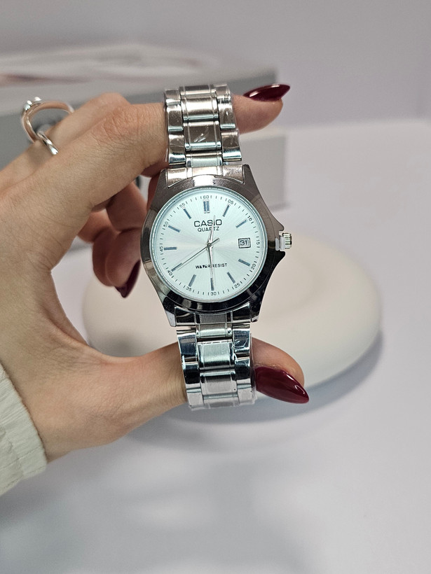 ساعت مچی مردانه کاسیو CASIO صفحه سفید