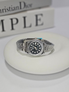 ساعت مچی زنانه رولکس ROLEX صفحه مشکی